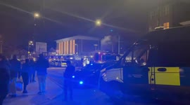 Acton Town fire next to London under ground station.