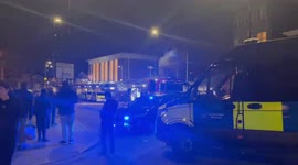Fire breaks out near London underground station in Acton