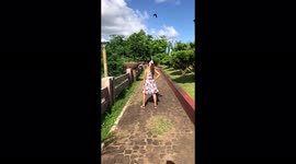 Slow motion turn around with hair after effect in Legazpi Philippines