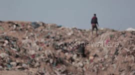 Gazan turns scrap metal into heaters to beat the cold winters