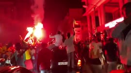 Flames erupt in Senegal as fans celebrate advance to AFCON final
