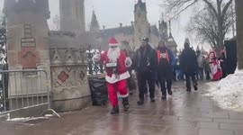 Canada: Anti-Vaccine Mandate Protesters Dance On Streets In Ottawa