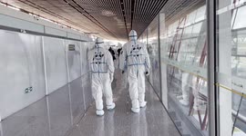 This is what it's like to arrive at Beijing Airport for Winter Olympics