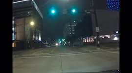 Two Cars Run A Redlight in Midtown, Houston, TX