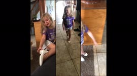 It hurts to be beautiful. Toddler melts down because her heels hurt but she wants to wear them to be pretty.