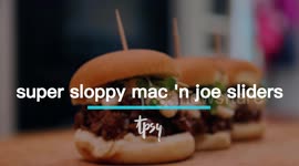 Super Sloppy Mac 'n Joe Sliders Are the Perfect Idea for a Super Bowl Party