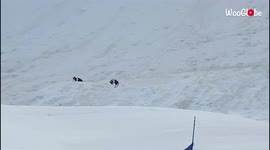 'Skier learns that jumping isn't exactly for short kings *Funny Ski Fail*'