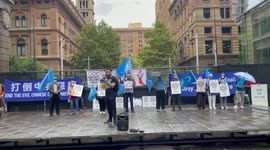 Australia: Activists Protest Against Beijing Winter Olympics In Sydney