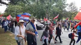 Australia: Hundreds Of People Gather For Anti-Vaccine Protest In Canberra