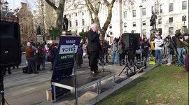 Speakers John McDonnell at the Make Votes Matter - Rally against the #ElectionsBill