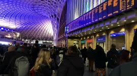 Commuters stranded at London’s King's Cross on Saturday night after ‘person hit by train’