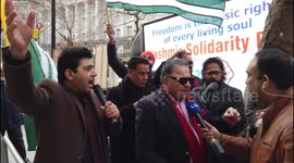 Protest to End Indian occupation of Kashmir and Stop genocide in Kashmir, London, UK