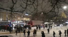 Finland: Convoy Protest In Helsinki Against COVID Restrictions 2