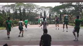 DLSU- Dasmariñas Mens Volleyball Team Warm-up Routine in Tournament