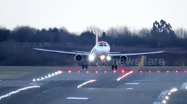 Scary landing for Easyjet passengers as strong winds hit Birmingham Airport for second day