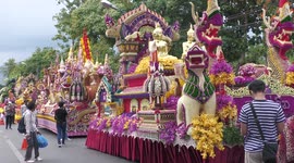The Chiang Mai Flower Festival is Thailand's Number One and attracts thousands of visitors