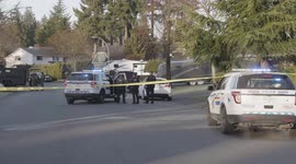 Police Arrest in a Residential Neighborhood for Robbery in Fraser Heights, Surrey, Vancouver, British Columbia, Canada. Part 1 of 4