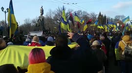 Ukraine: Thousands Of People Protest In Kharkiv Against Threat Of Russian Invasion 2
