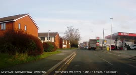 Inpatient driver nearly causes crash