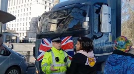 Spotlight on 'Freedom Convoy' protesters after Starmer harangued by mob shouting 'paedophile protector'