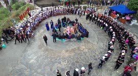 Miao Village Celebrate Miao Year In Guizhou, China