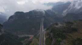 Highway Construction in Chongqing, China