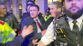 Sir Keir Starmer escorted into police car after being mobbed by protesters shouting ‘Savile’