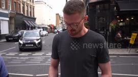 Piers Corbyn 'Anti-Vaxcine Protest' Outside St Marys Hospital