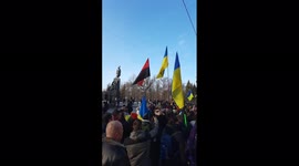 Ukraine: Thousands Of People Protest In Kharkiv Against Threat Of Russian Invasion 3