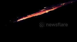 Gorgeous meteorite falling over northern Mexico turns out to be fallen Space X mission