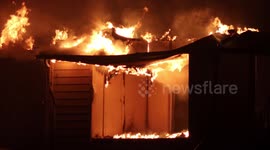 Fire rips through Greenspoint area apartments in North Houston, USA