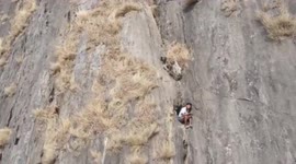 Rescue mission for trekker trapped on a cliff in Palakkad, India, for over 36 hours