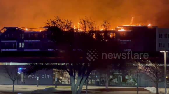 Fire erupts at Oklahoma City apartment building