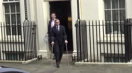 Austrian Finance Minister Magnus Brunner visits Rishi Sunak at 11 Downing Street