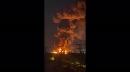Industrial fire erupts in Southern California near Disneyland