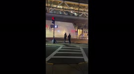 Burst water main causes flooding and road closure in central Boston