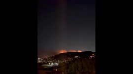 US: Massive Brush Fire Erupts In Laguna Beach, CA