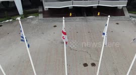 Investigation demanded after Ukraine council switch Belarus flag after Lukashenko comments