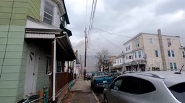 Dramatic 3rd Alarm Fatal Fire, Birch Street, Shamokin, Pennsylvania #8