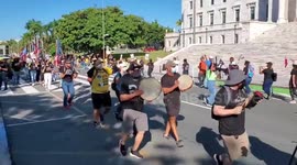 Puerto Rico: Teachers Protest In San Juan Demanding High Wages