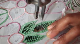 A stitch in time is so satisfying! Traditional workshop makes beautiful textiles in Indonesia