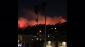 US: Massive Brush Fire Erupts In Laguna Beach, CA 3