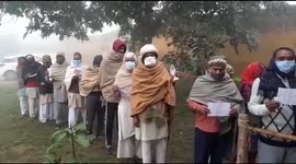 UP Assembly Elections 2022 in Prayagraj, Uttar Pradesh, India