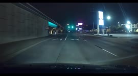 Red light runner caught on dashcam in Houston
