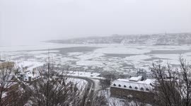 Quebec City Extreme Cold Winder Freezing Temperature February 2022