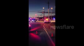 Situation at Blaine-Washington Border Crossing during 'Freedom Convoy' in Surrey, BC, Canada
