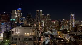 Fireworks light up California horizon after LA Rams win the Super Bowl