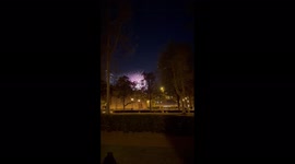 Fireworks fill California night sky after LA Rams win the Super Bowl