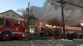Ice cream shop melted: Dramatic commercial building fire in Pennsylvania