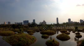 Walk through a new public park opens in the centre of Bangkok on site of former tobacco plant